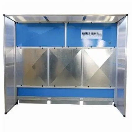 Automatic Dry Dust And Sludge Collection Booth 1