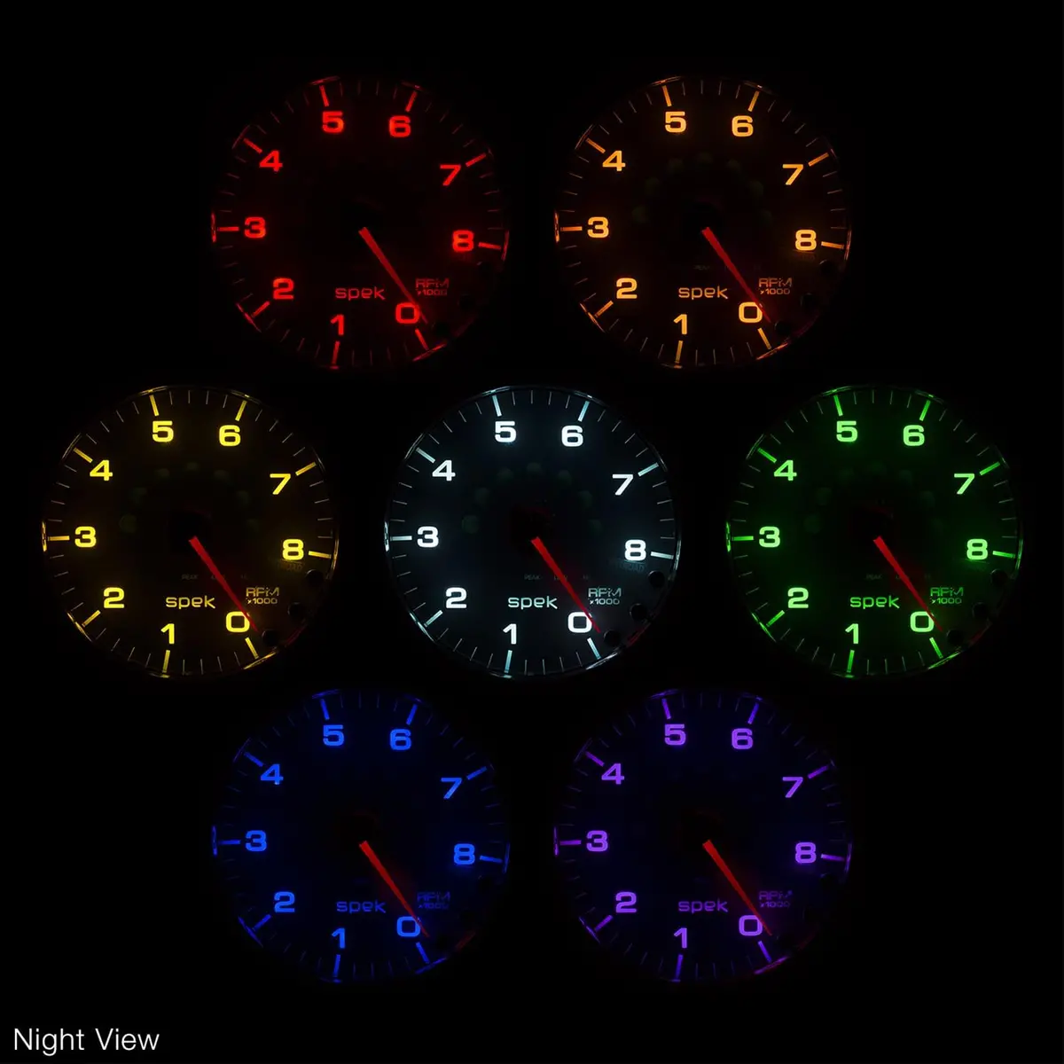 Autometer Spek-Pro Analog Gauge Set – Race-Inspired Mechanical Instrumentation 1