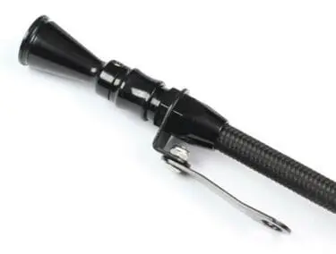 Anchor-Tight Locking Flexible Dipstick – Black Anodized Engine Oil Gauge 1