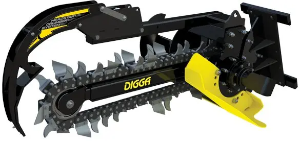 Bigfoot Trencher - Skid Steers & Excavators Up To 4.5T 1