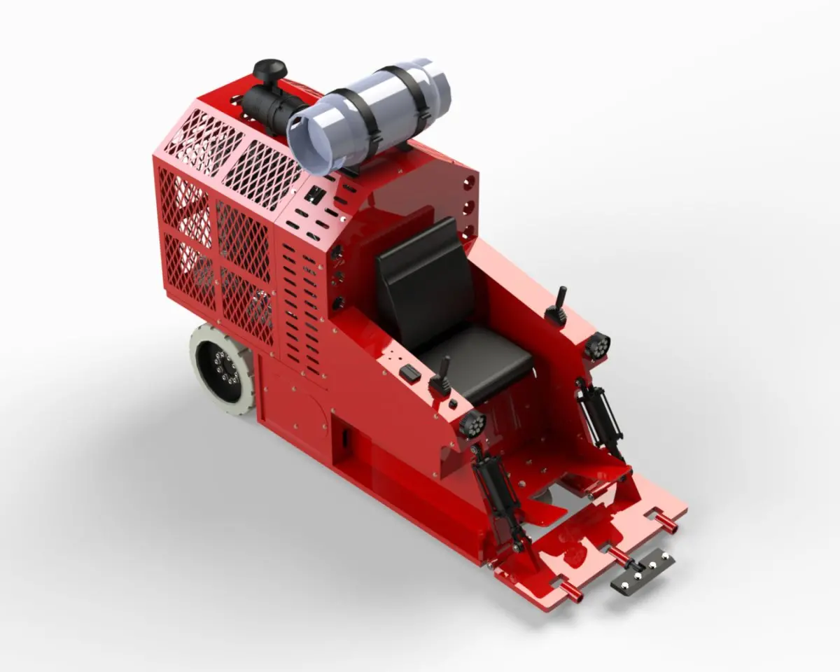 Blastpro Brb-4500 Ride-On Floor Scraper 1
