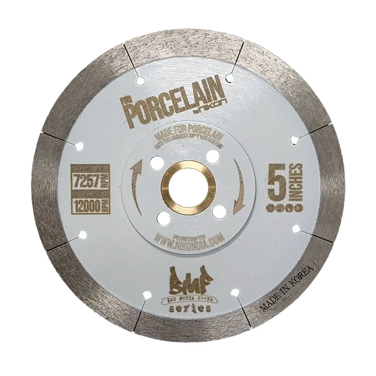 Bmf Porcelain Continuous Silent Rim Blade 1