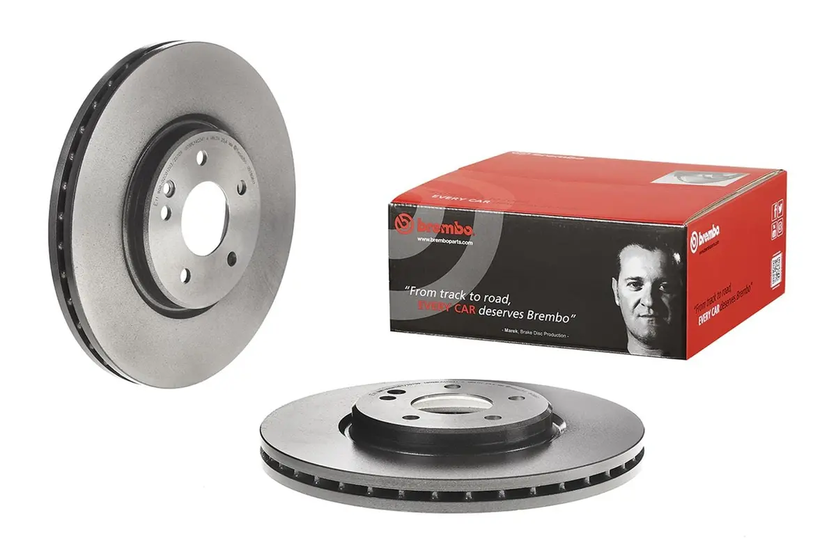 Brembo 09.7808.11 Uv-Coated Premium Brake Rotors – Corrosion-Resistant Performance Rotors 1
