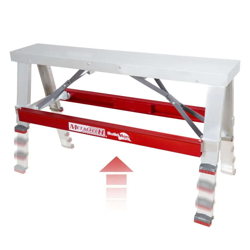 Buildman™ 18”–30” Drywall Bench 1