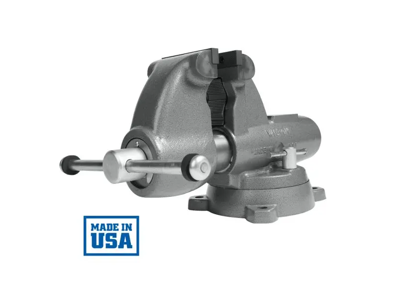 C-2 Pipe And Bench Vise, 5" Jaw Width, 7" Max Jaw Opening, 5-5/16" Throat Depth 1