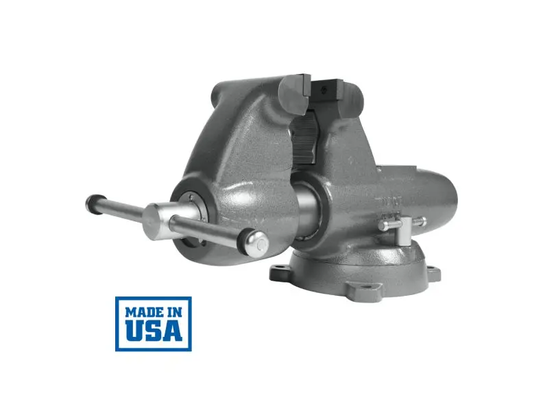 C-3 Pipe And Bench Vise, 6" Jaw Width, 9" Max Jaw Opening, 6-5/8" Throat Depth 1