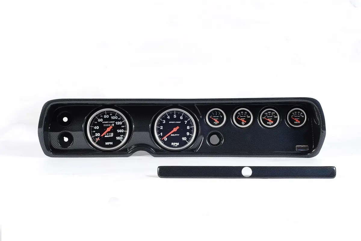 Thunder Road Gauge Cluster Assembly — Factory-Style Dash With Autometer Instruments (103641523) 1