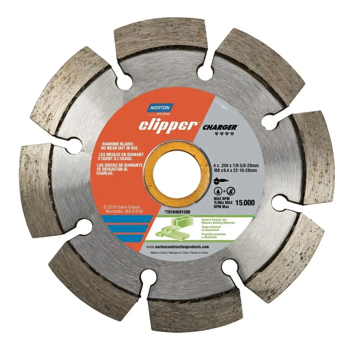 Clipper Charger Asphalt Dry Tuck Pointing Blade 1