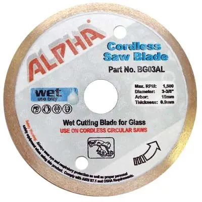 Cordless Saw Blade For Glass 1