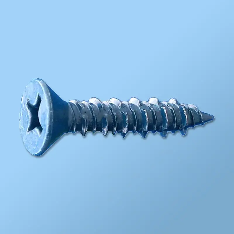 Con Concrete Screws - Phillips Flat (Blue Guard Coating) - #2 Phillips 1