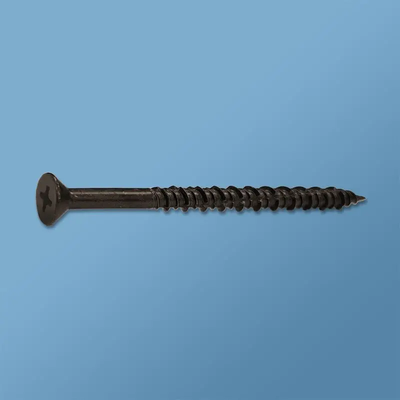 Con Concrete Screws - Phillips Flat ( Bronze & White Coating) 1