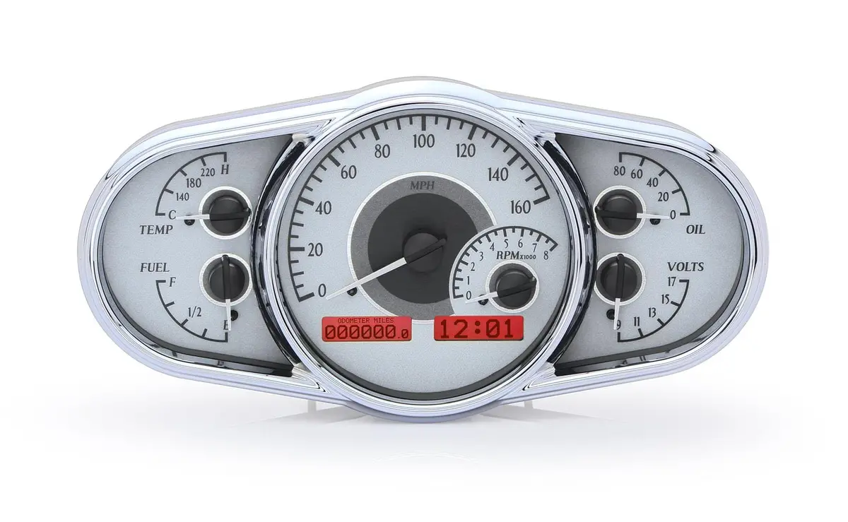 Dakota Digital Vhx Multi-Level Elliptical Gauge Kit With Speedometer & Tachometer 1