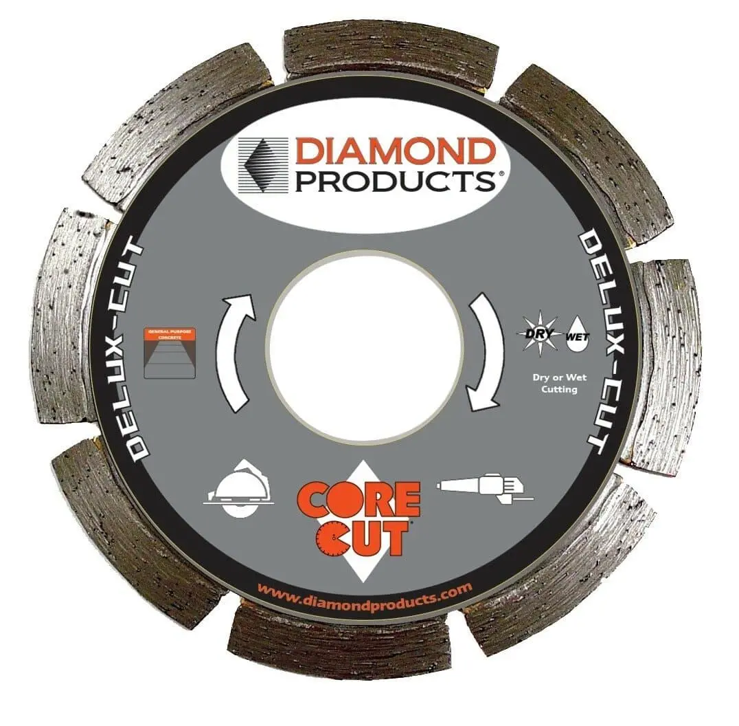 Delux-Cut Segmented Small Diameter Diamond Blade For Concrete 1