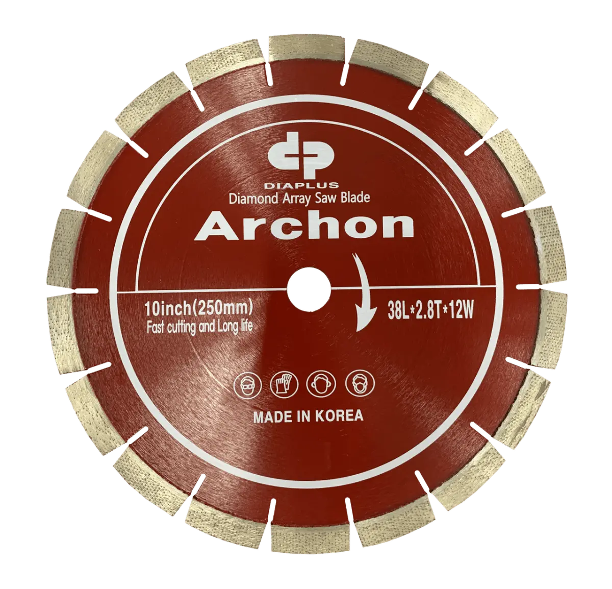Dia Plus Archon 10" Blade For Blue Ripper G2 Saw 1