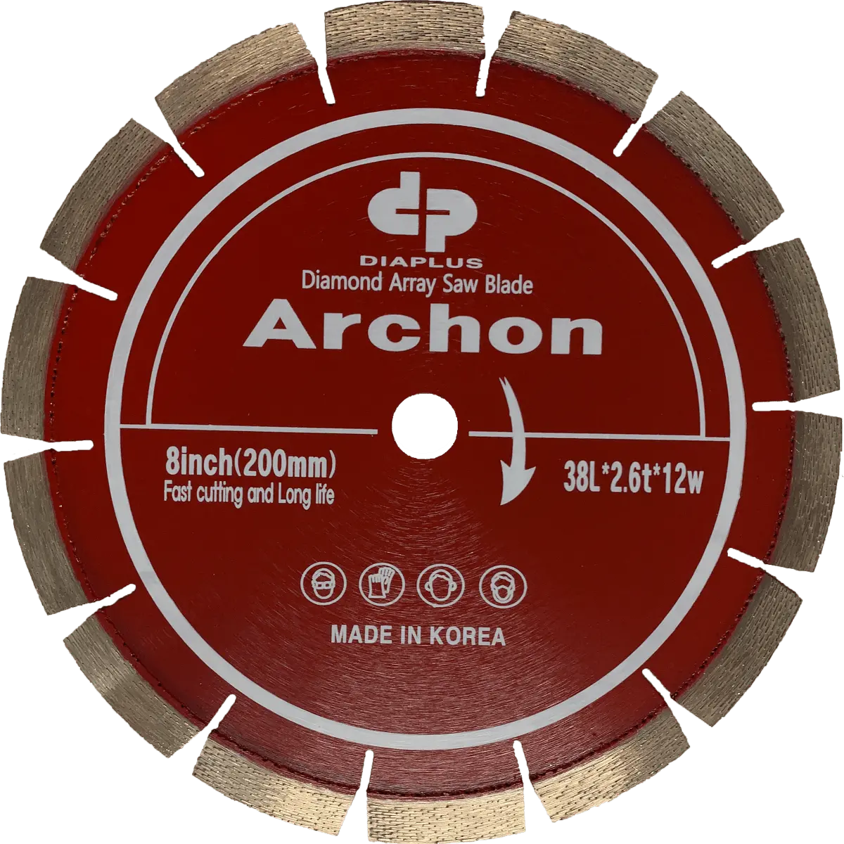 Dia Plus Archon 8" Blade For Blue Ripper Junior Saw - Sale 1
