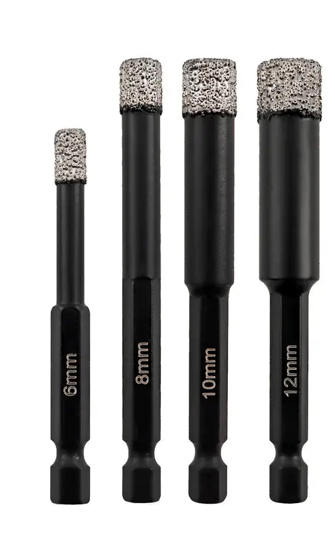 Diamond Brazed Core Bits With Drill Shank 1