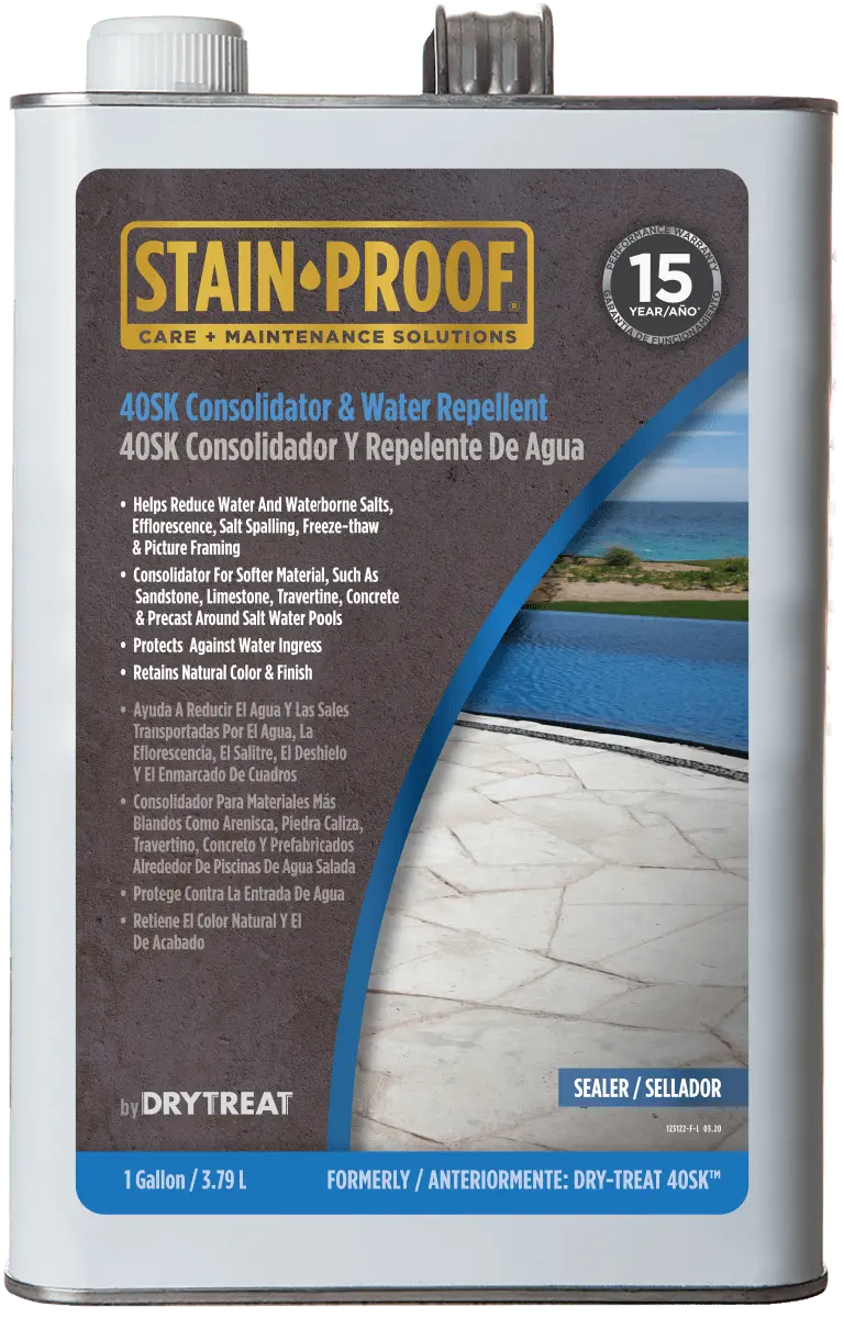 Dry Treat 40Sk (Stain-Proof 40Sk Consolidator & Water Repellent Sealer) 1