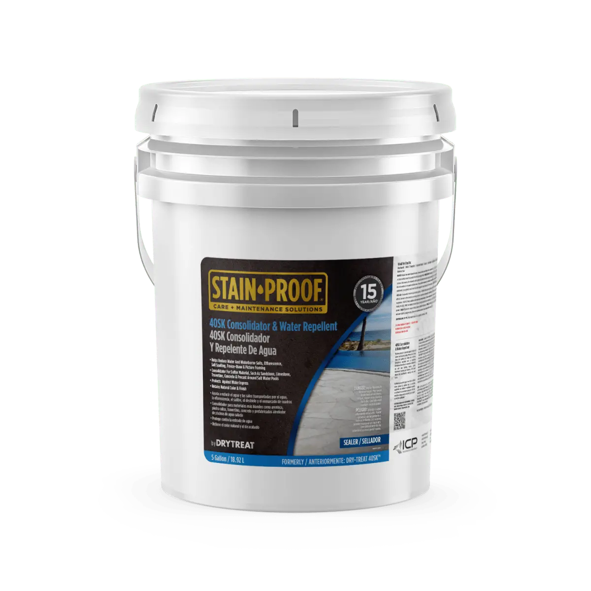 Dry Treat 40Sk (Stain-Proof 40Sk Consolidator & Water Repellent Sealer) 2