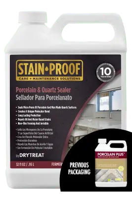 Dry-Treat Stain Proof Porcelain Plus Premium Porcelain And Quartz Sealer 1