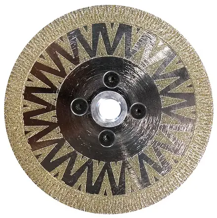 Electroplated Pro V Blade With Flange 1
