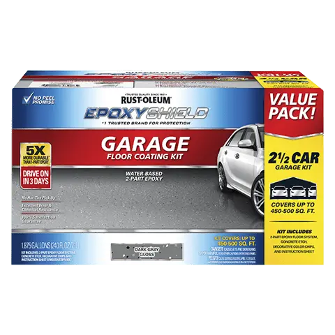 Epoxyshield® Garage Floor Coating - 2.5 Gallon Kit 1