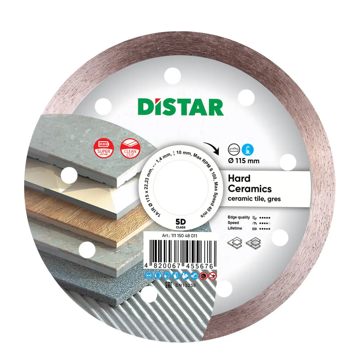 Diamond Cutting Blade 1A1r Hard Ceramics 1