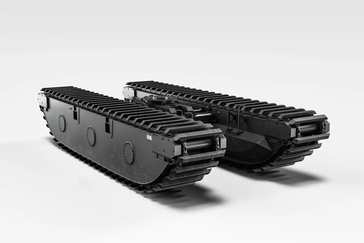 Excavator Amphibious Undercarriage With 12-14 Tons - 140-4E 1