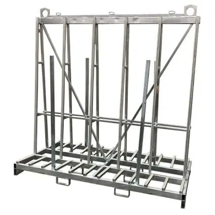 Extra Tall A Frame Double Sided Transport Cart 92" X 43" X 94" 1