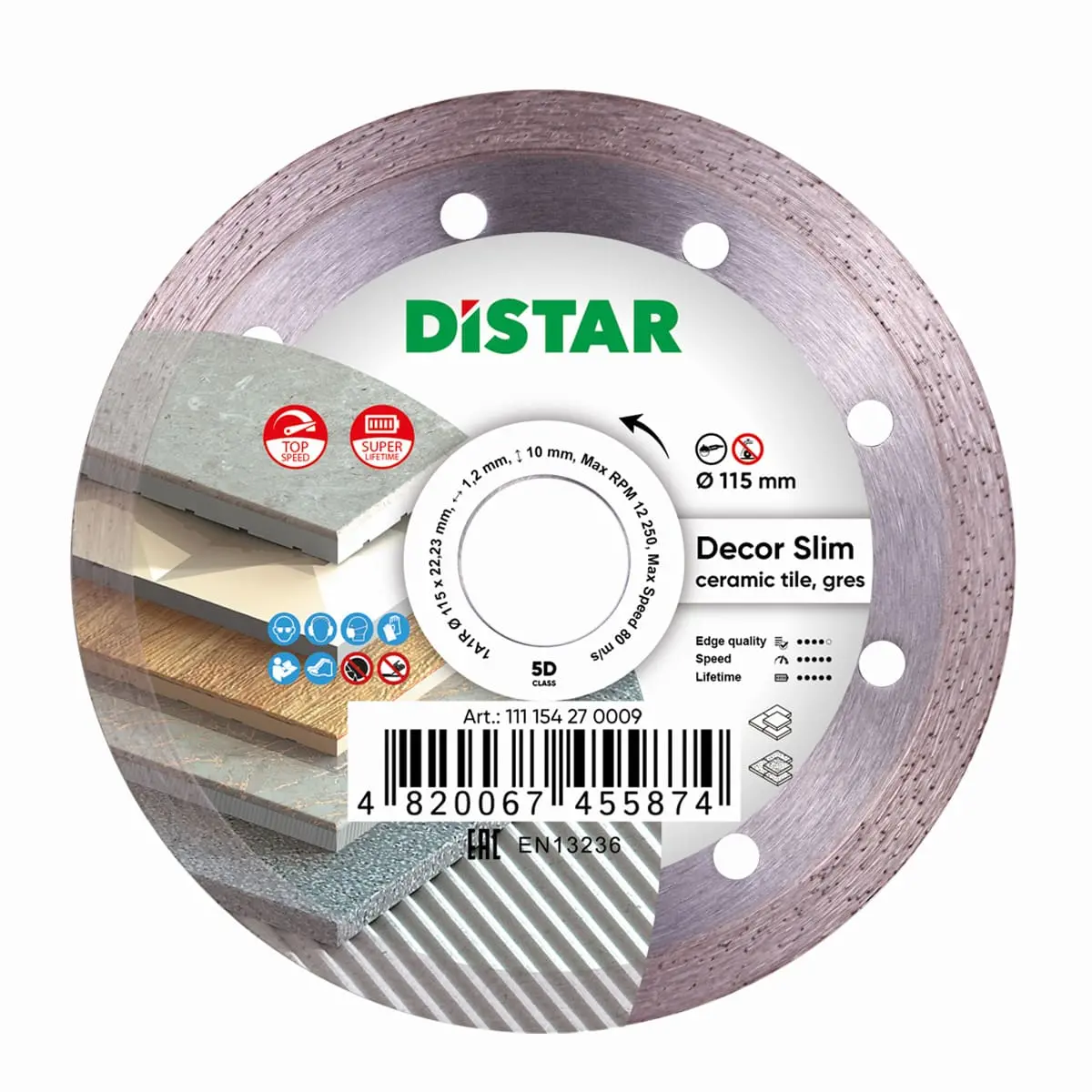 Diamond Cutting Blade 1A1r Decor Slim 1