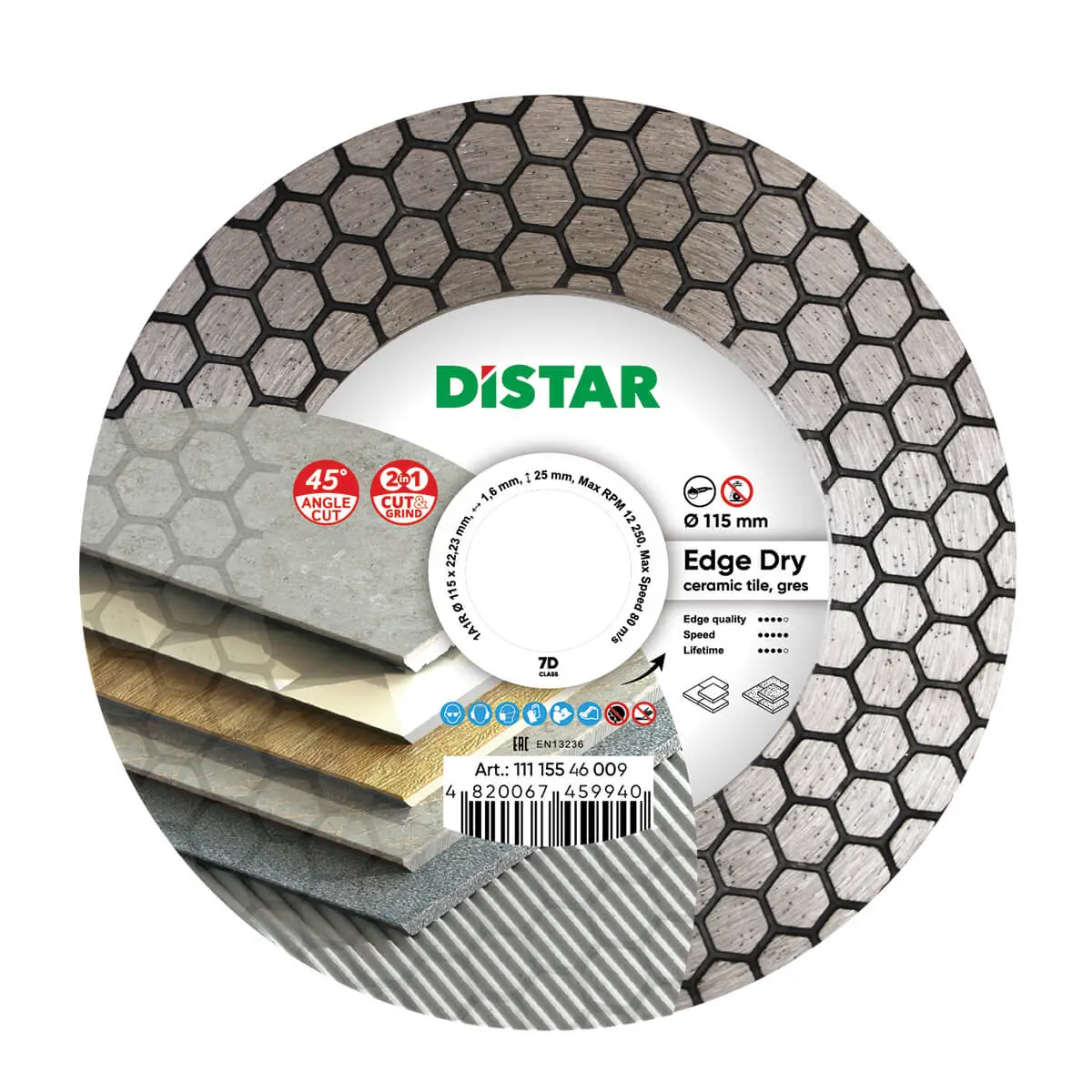 Diamond Cutting Blade 1A1r Edge Dry 1