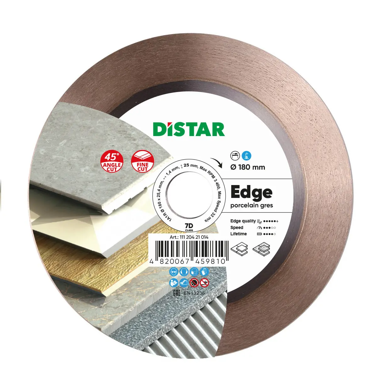 Diamond Cutting Blade 1A1r Edge 1