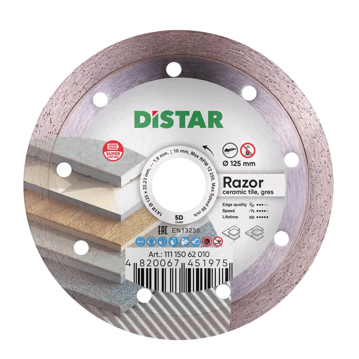 Blade For Ceramic 1A1r 5" Razor 1