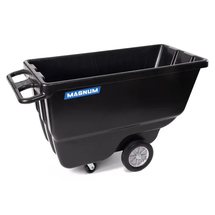 1 Cubic Yard Covered Capacity Dump Carts 1