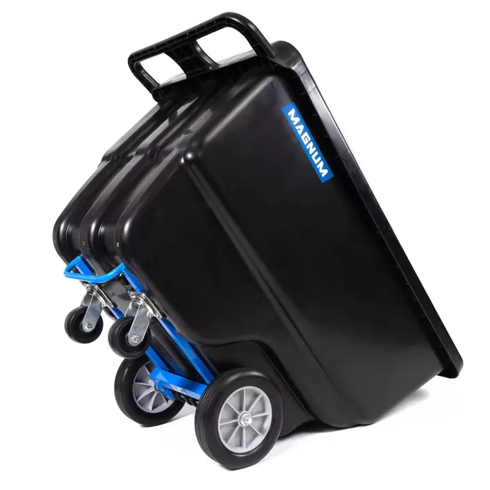 1 Cubic Yard Covered Capacity Dump Carts W/ Reinforcing Frame 1