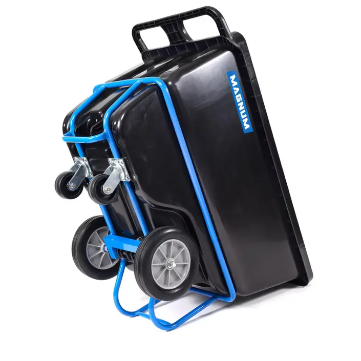 1 Cubic Yard Covered Capacity Forklift-Ready Dump Carts 1