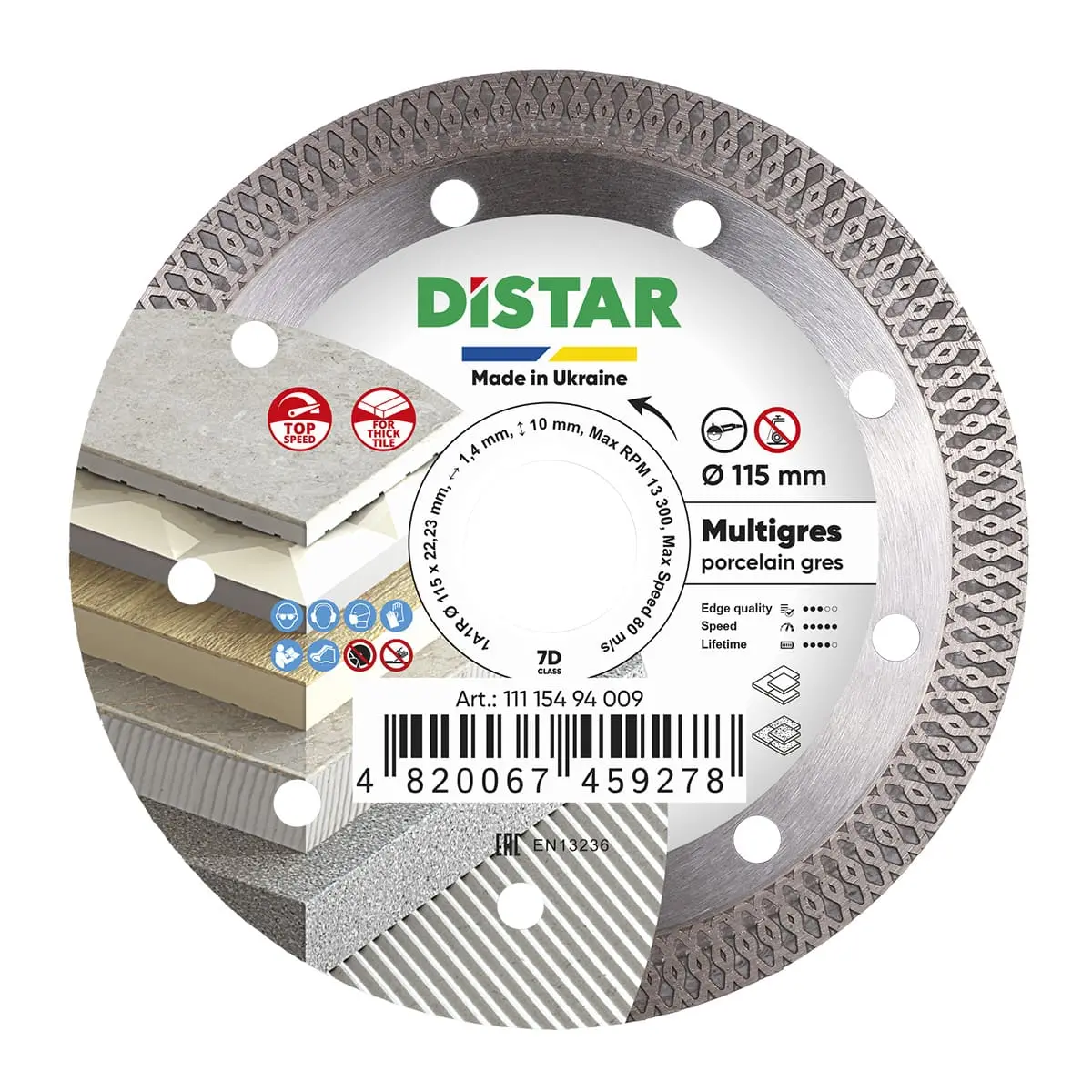 Diamond Cutting Blade 1A1r Multigres 1