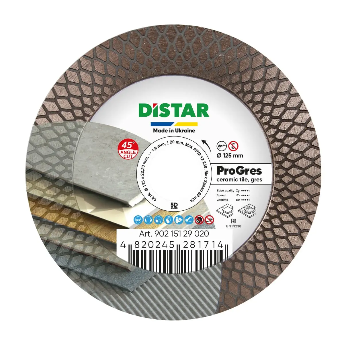 Diamond Cutting Blade 1A1r Pro Gres 1