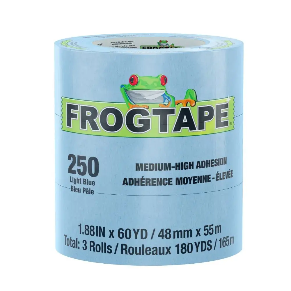 Frogtape® 250 Light Blue Performance Grade Moderate Temperature, Medium-High Adhesion Masking Tape 1