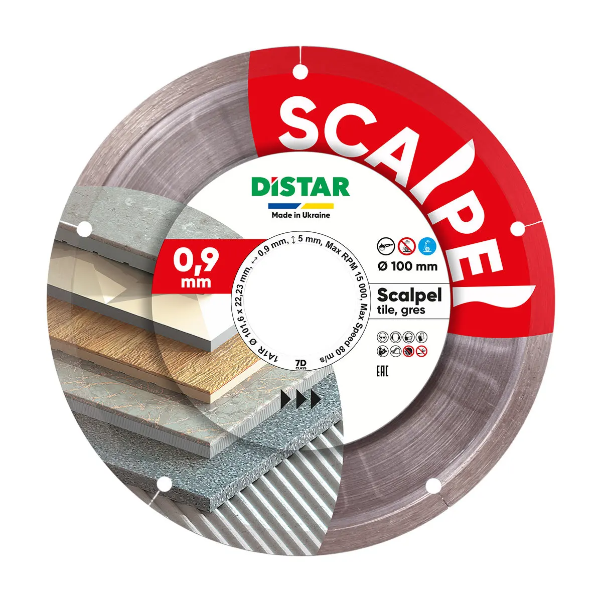 Diamond Cutting Blade Distar 101,6X22,23 Scalpel 1