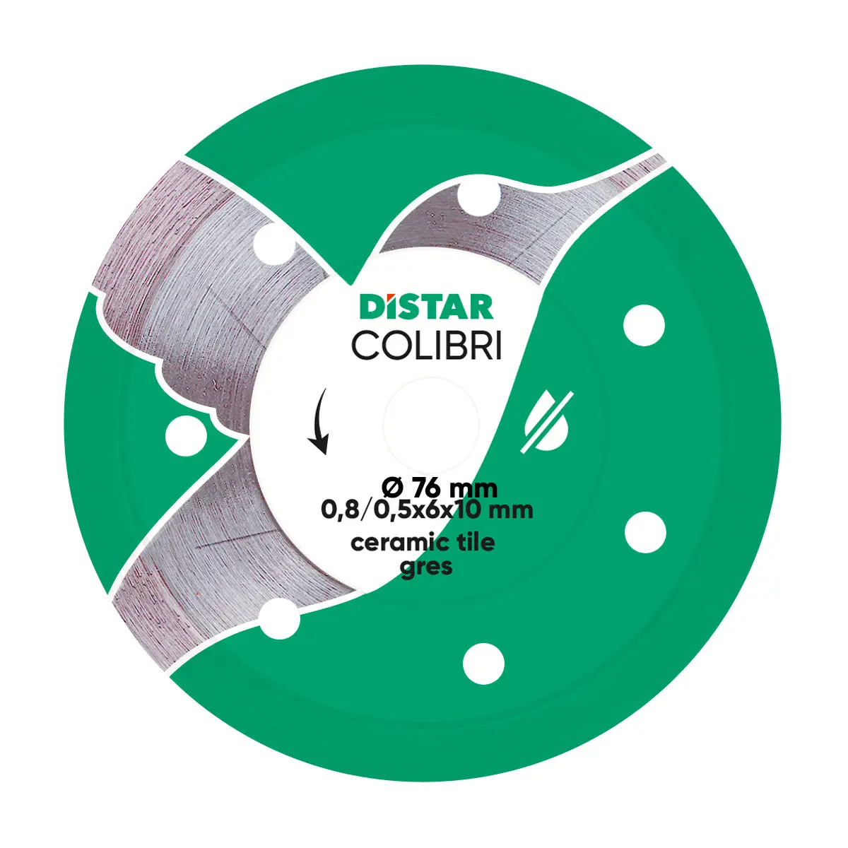 Diamond Cutting Blade Distar 3" Colibri 1