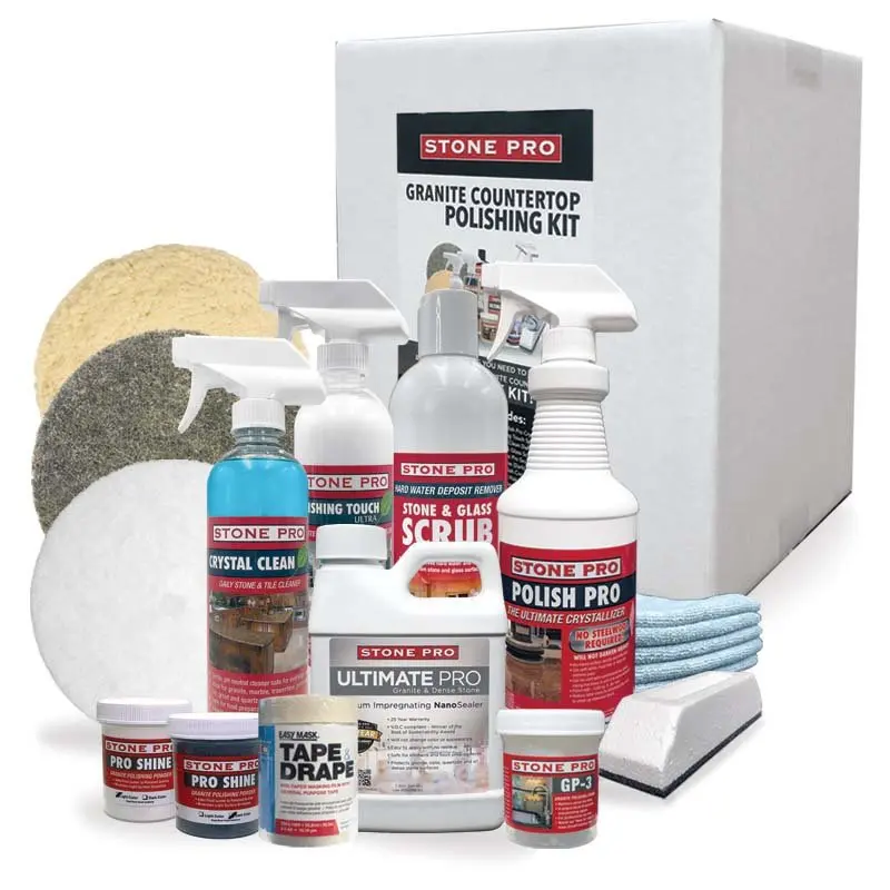 Granite Countertop Deep Clean, Polish & Protect Kit - Sale 1