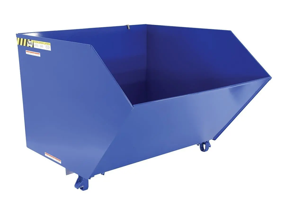 H Style - Low Profile 90 Degrees Self Hopping Dumpster 1