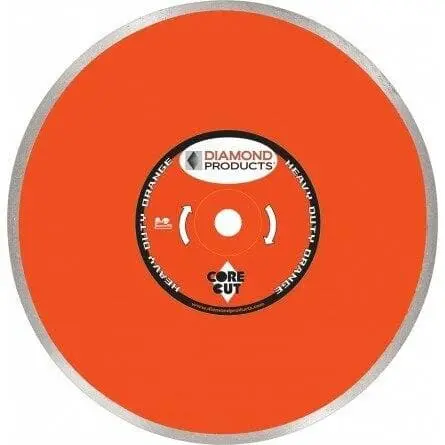 Heavy Duty Orange Continuous Rim Wet Tile Diamond Blades 1
