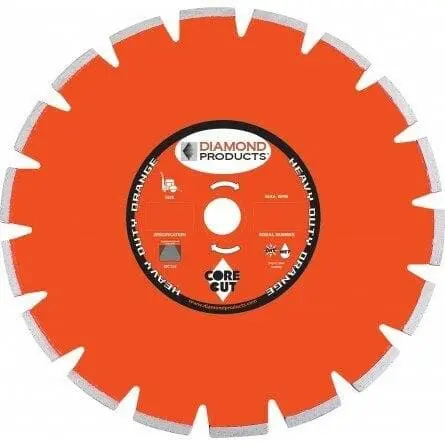 Heavy Duty Orange Segmented Dry Walk Behind Blades 1