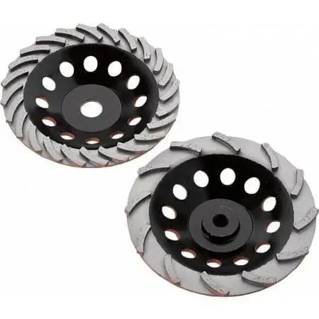 Heavy Duty Orange Spiral Turbo Cup Grinders 1