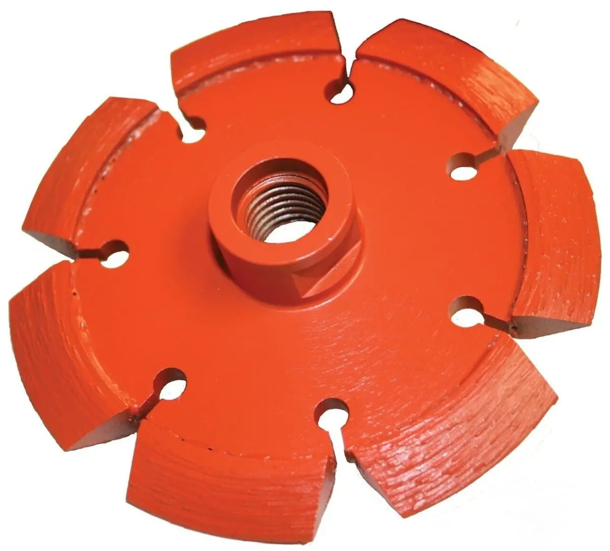Heavy Duty Orange V-Crack Tuck Point Diamond Blade 1