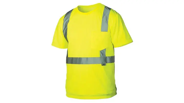 Hi Vis Safety T-Shirt With Pocket (Pack Of 5) 1