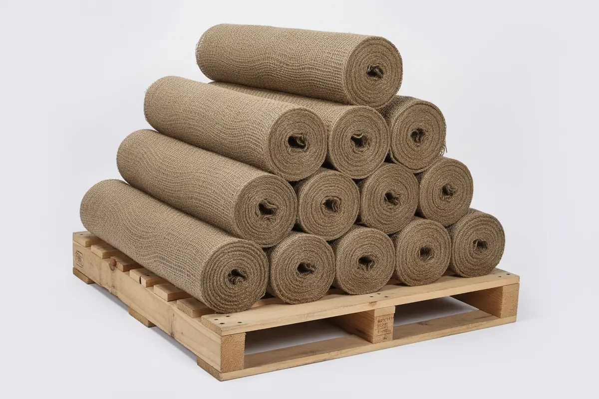 Jute Mesh Blanket (Soil Saver)- 4' X 225' Pack Of 18 Units 1