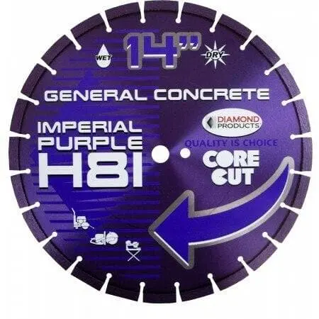 Imperial Purple High Speed Diamond Blades -H8i 1