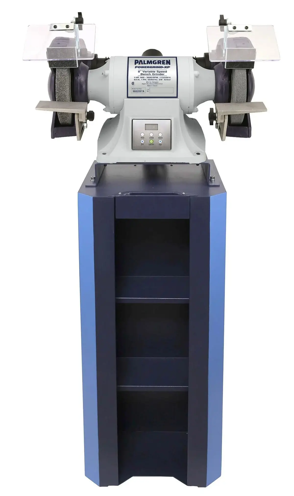 8" Vs Bench Grinder & Dust Collector Stand Combo 1